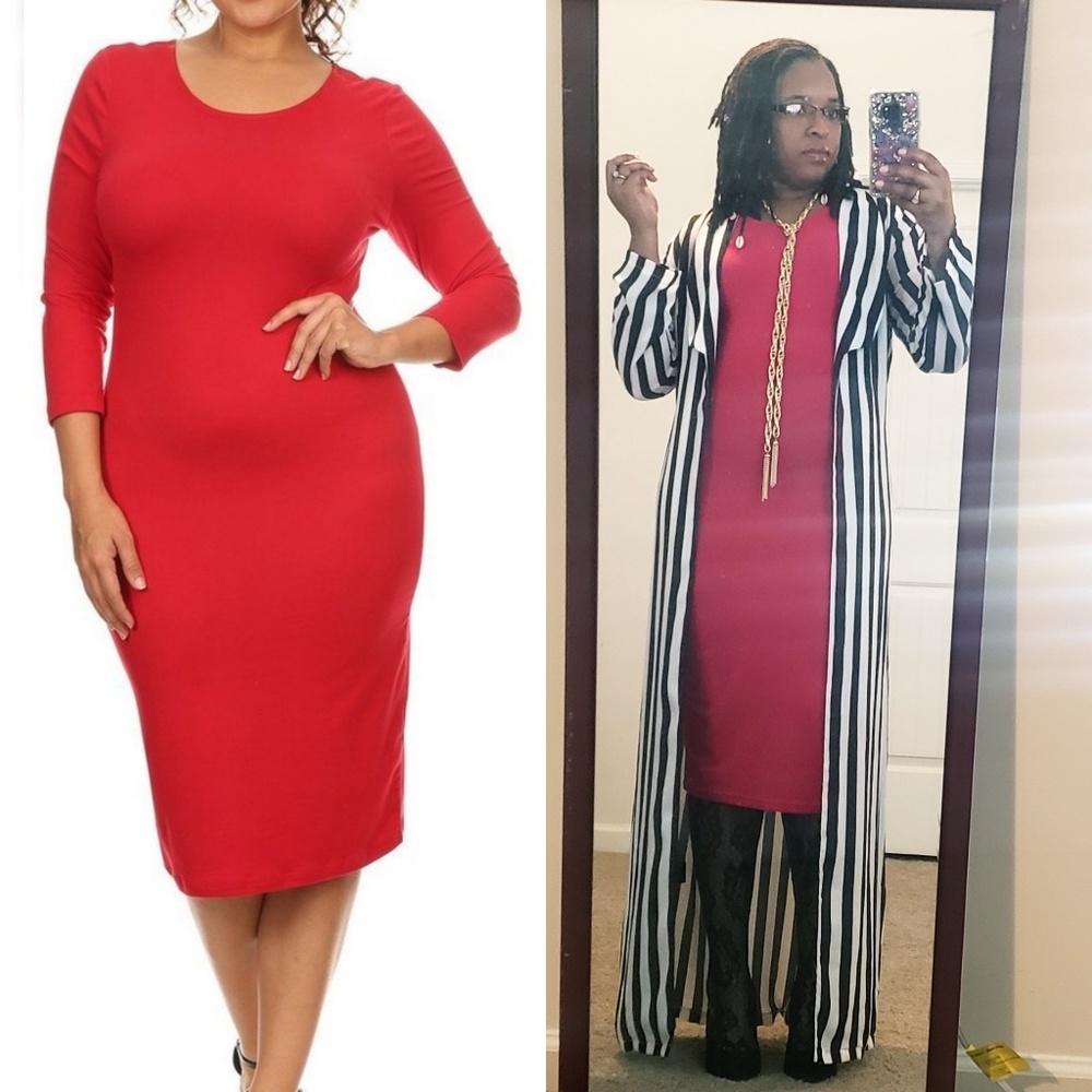 3/4 Sleeve Dress